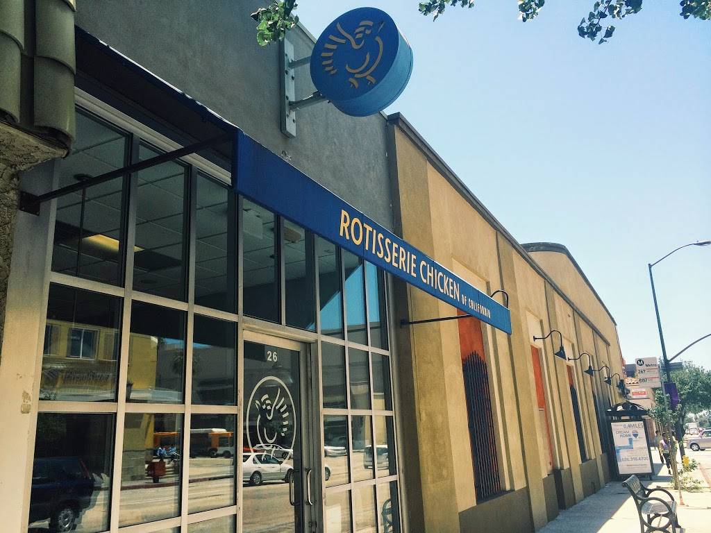 Rotisserie Chicken of California | restaurant | 26 N Los Robles Ave, Pasadena, CA 91101, USA | 6264050365 OR +1 626-405-0365
