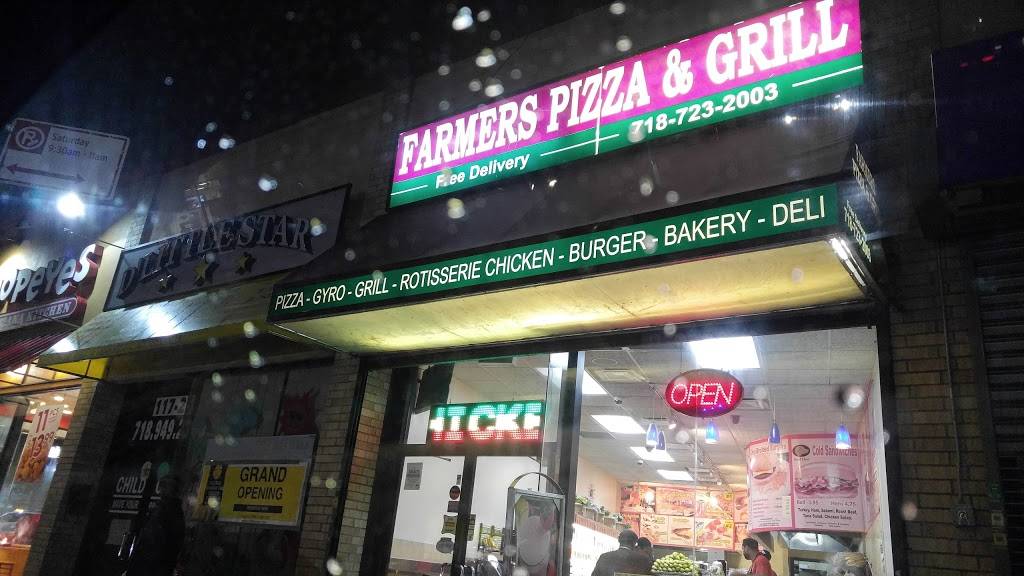 Farmers Pizza Grill | restaurant | 11725 Farmers Blvd, St. Albans, NY 11412, USA | 7187232003 OR +1 718-723-2003