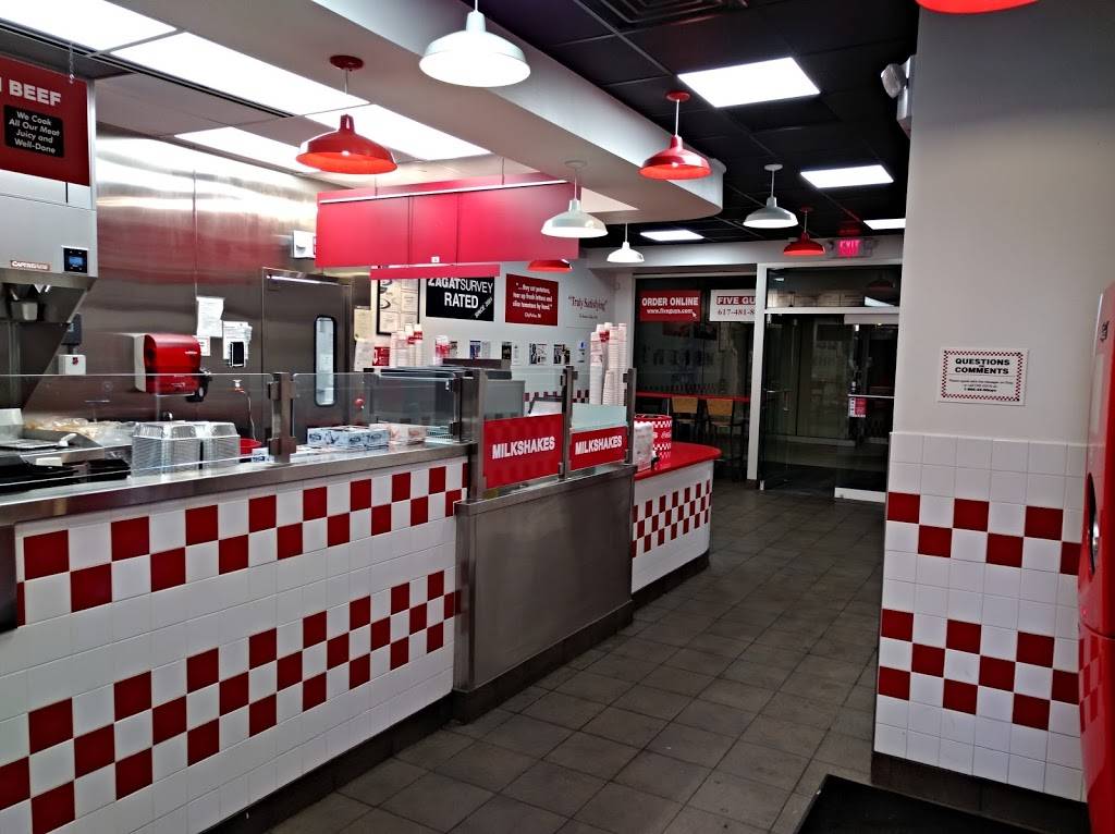 Five Guys | meal takeaway | 1250 Hancock St, Quincy, MA 02169, USA | 6174818635 OR +1 617-481-8635