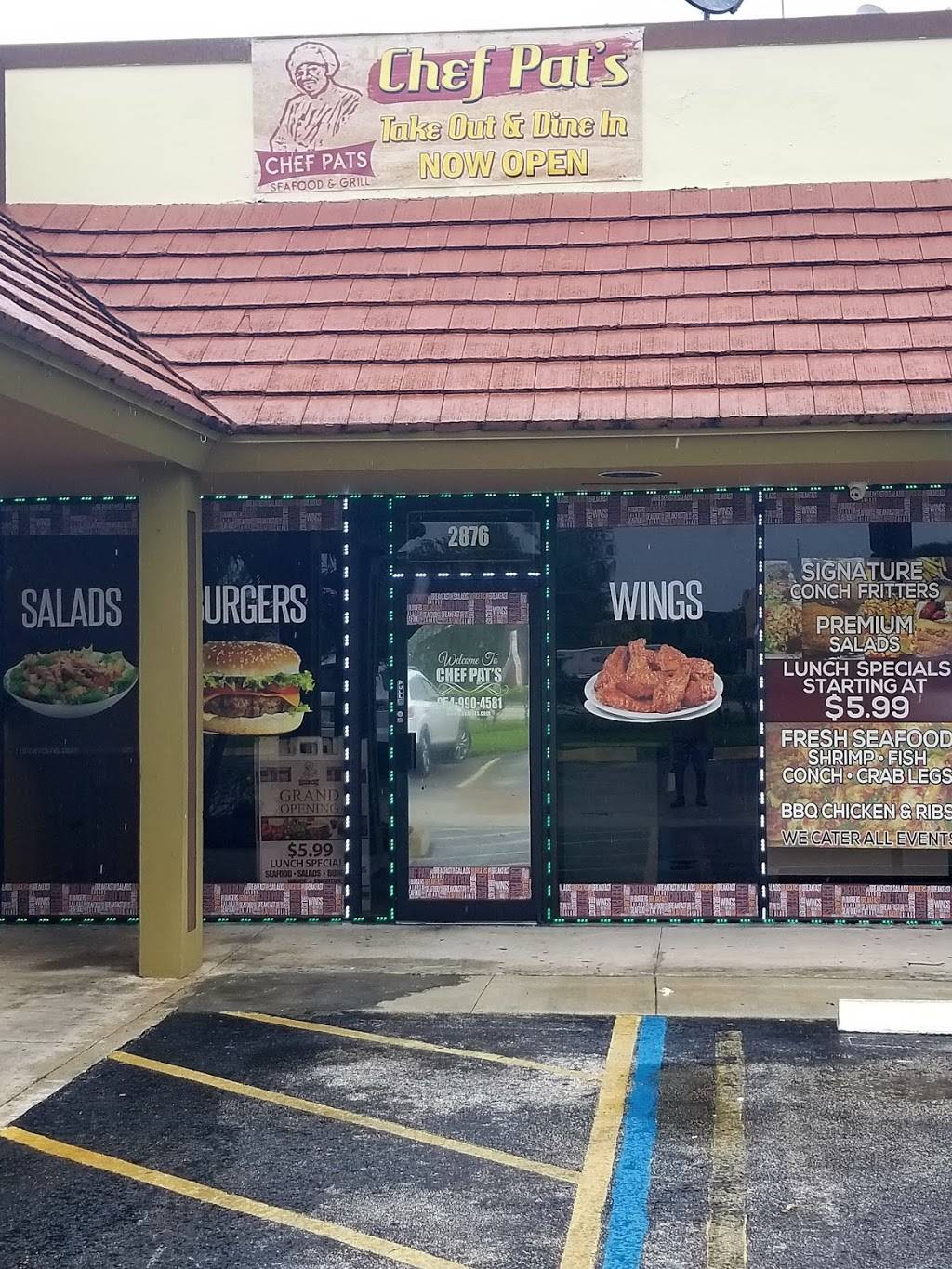 Chefpats | restaurant | 2876 North State Road-7, Lauderdale Lakes, FL 33313, USA | 9549081313 OR +1 954-908-1313