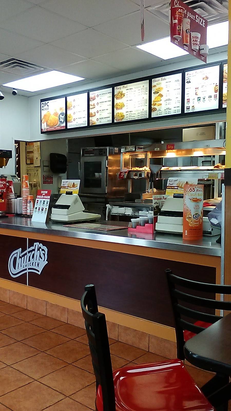 Churchs Chicken | restaurant | 111 N, I-35, Pearsall, TX 78061, USA | 8303343131 OR +1 830-334-3131