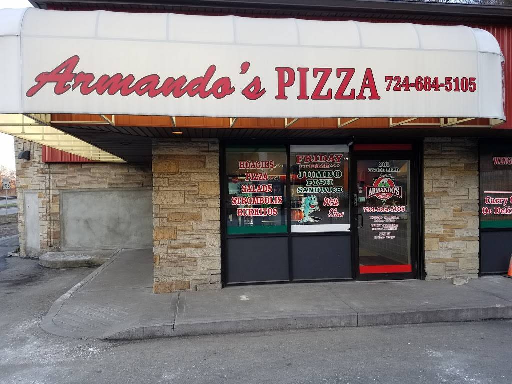 Armandos Pizza | restaurant | 201 Tyrol Blvd, Belle Vernon, PA 15012, USA | 7246845105 OR +1 724-684-5105