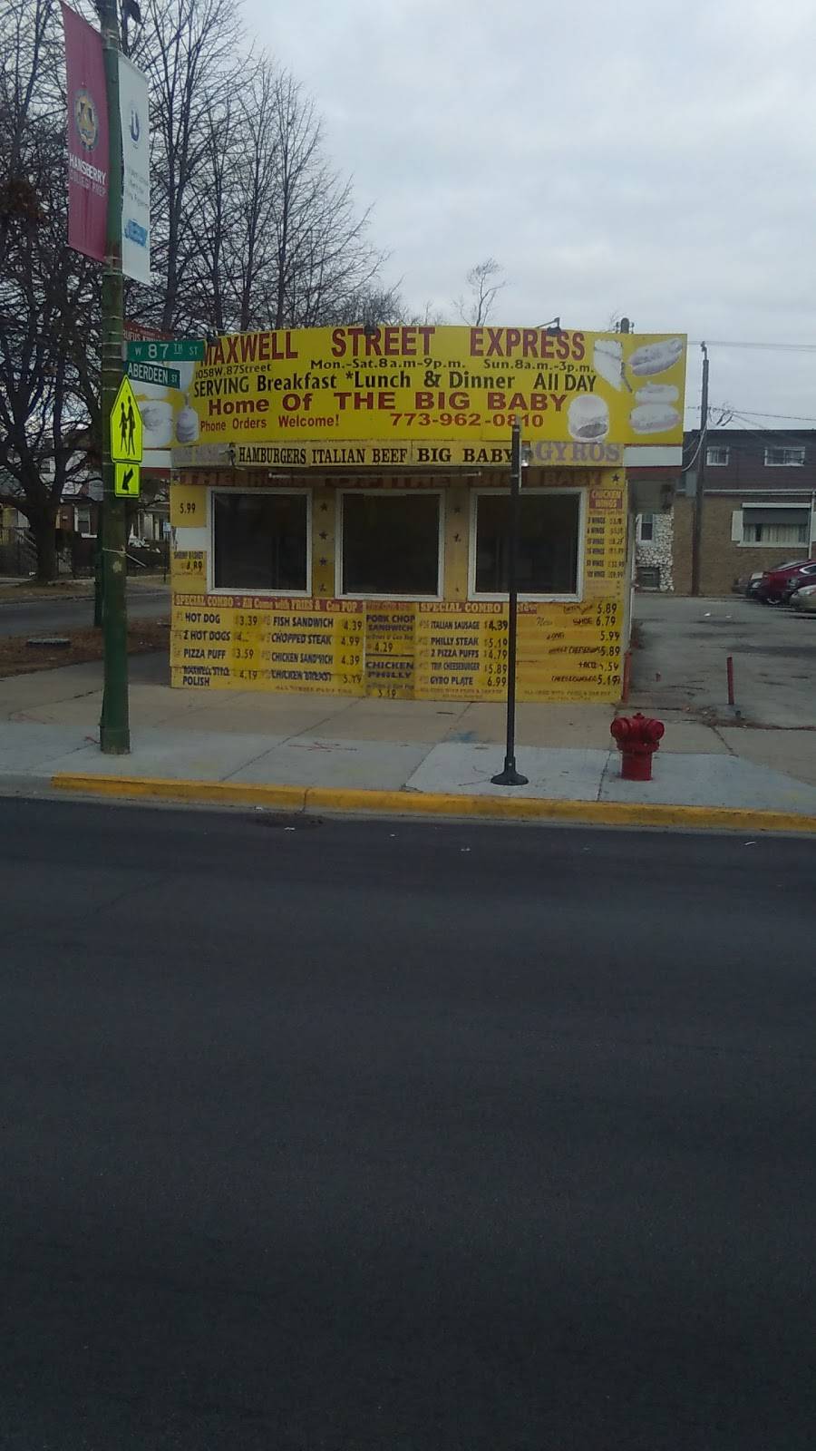 Maxwell Express | restaurant | 1058 W 87th St, Chicago, IL 60620, USA | 7739620810 OR +1 773-962-0810