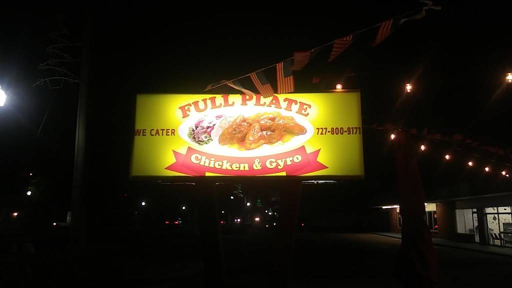 Full Plate | restaurant | 1431 49th St S, Gulfport, FL 33707, USA | 7278009171 OR +1 727-800-9171