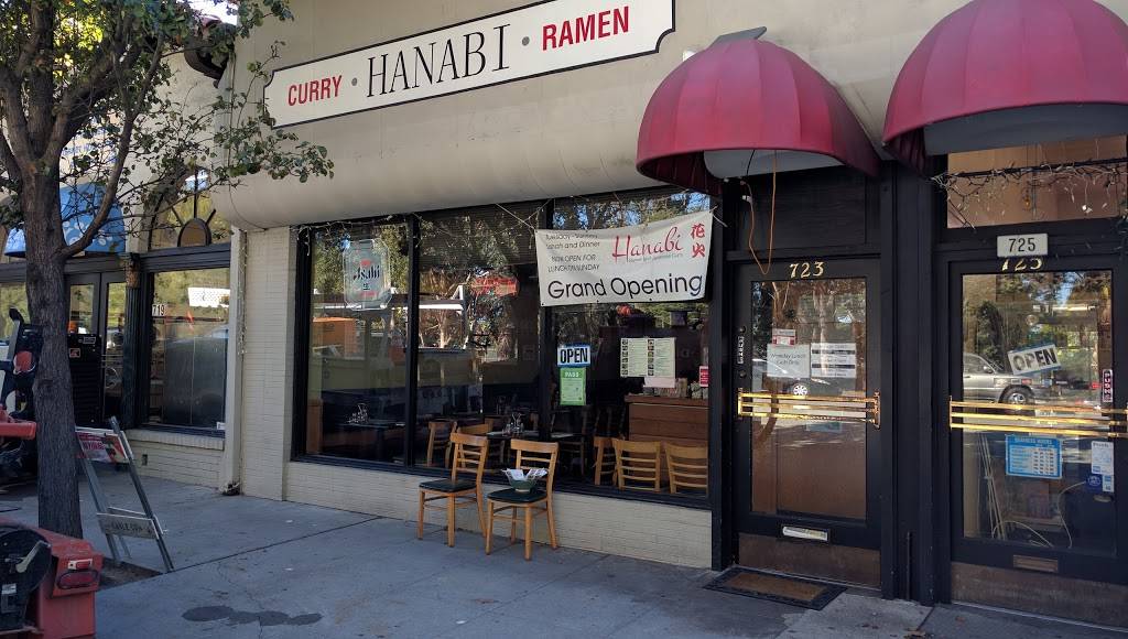 Hanabi | restaurant | 723 California Dr, Burlingame, CA 94010, USA | 6503428888 OR +1 650-342-8888