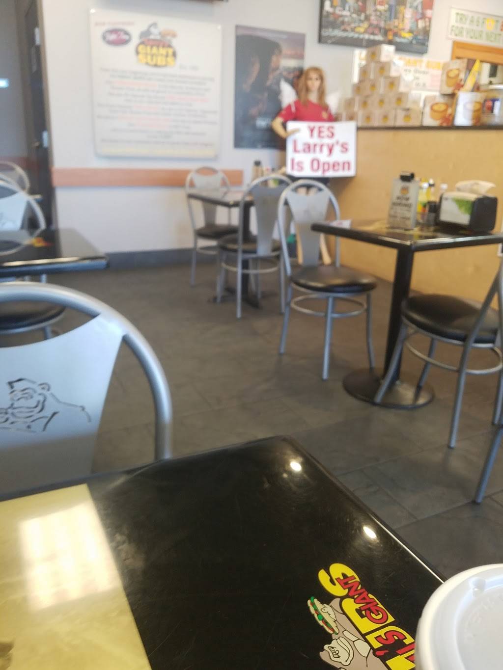 Larrys Giant Subs | restaurant | 474272 E State Rd 200, Fernandina Beach, FL 32034, USA | 9048442225 OR +1 904-844-2225