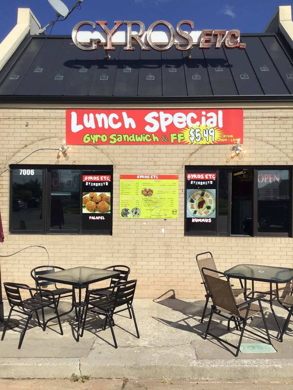 Gyros Etc | restaurant | 7006 Northwest Expy, Oklahoma City, OK 73132, USA | 4057201667 OR +1 405-720-1667