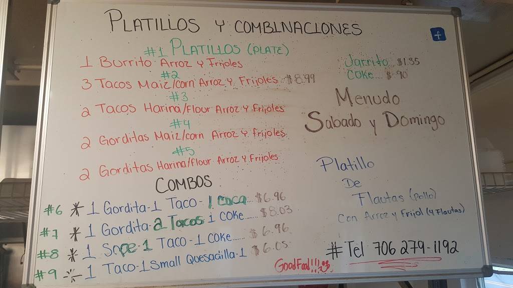 Tacos Tu Go | restaurant | 807 N Hamilton St, Dalton, GA 30720, USA | 7062791192 OR +1 706-279-1192