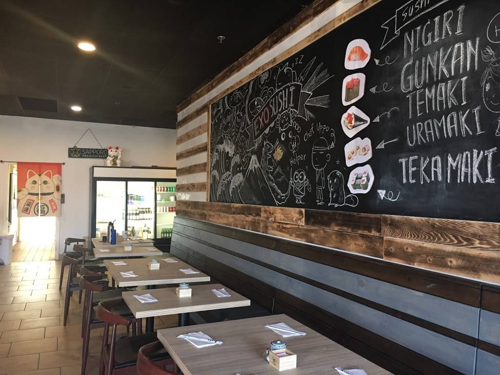 EXO Sushi | restaurant | 1731 W Katella Ave suite f, Anaheim, CA 92804, USA | 7148442270 OR +1 714-844-2270