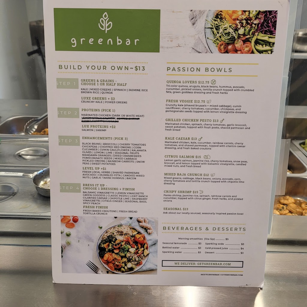 Greenbar | restaurant | 940 Swan Creek Rd E, Fort Washington, MD 20744, USA | 3017537968 OR +1 301-753-7968