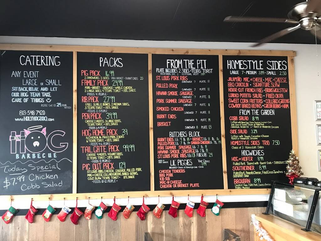 Holy Hog Barbecue | restaurant | 127 E Bloomingdale Ave, Brandon, FL 33511, USA | 8135487420 OR +1 813-548-7420