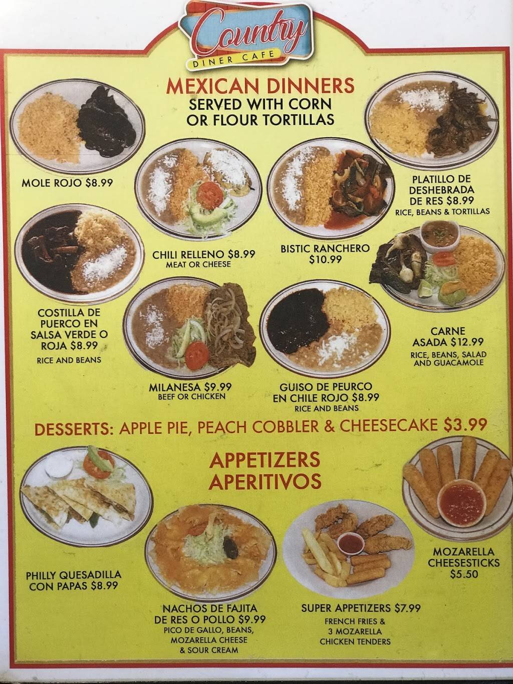 Country Diner Cafe | restaurant | 2345 Oates Dr, Mesquite, TX 75150, USA | 9726821473 OR +1 972-682-1473