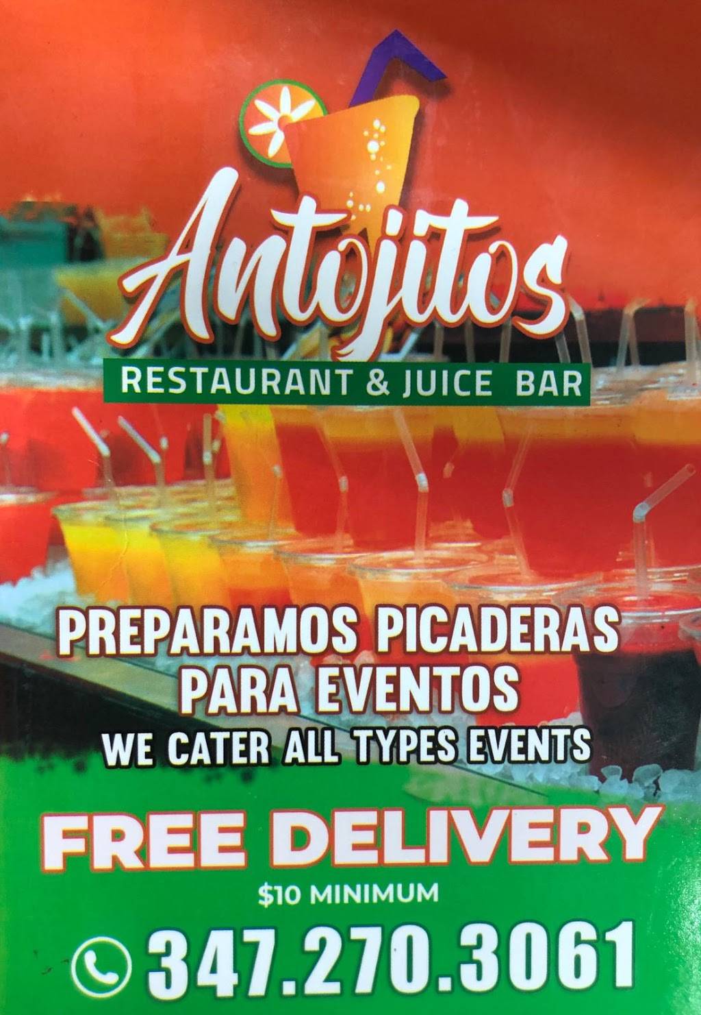 Antojitos Juice Bar and Restaurant | restaurant | 1402 Clay Ave, The Bronx, NY 10456, USA | 3472703061 OR +1 347-270-3061