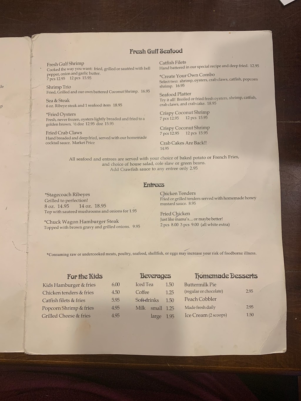 Stagecoach Cafe | restaurant | 52860 AL-59, Stockton, AL 36579, USA | 2515800608 OR +1 251-580-0608