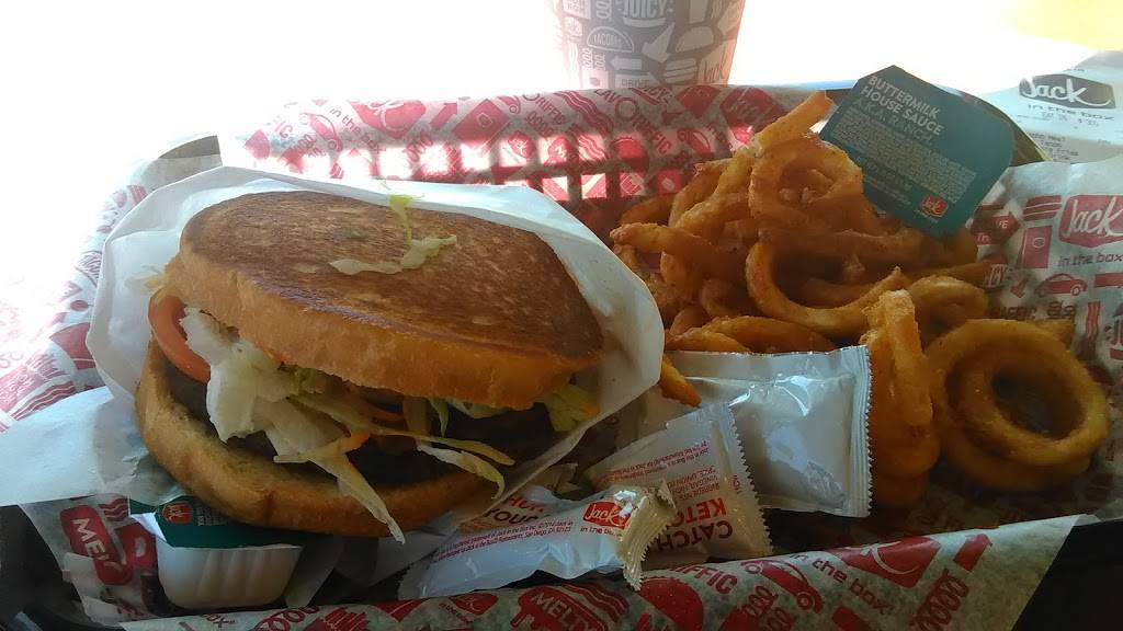Jack in the Box | restaurant | 739 N Sam Houston Pkwy E, Houston, TX 77060, USA | 2814058140 OR +1 281-405-8140