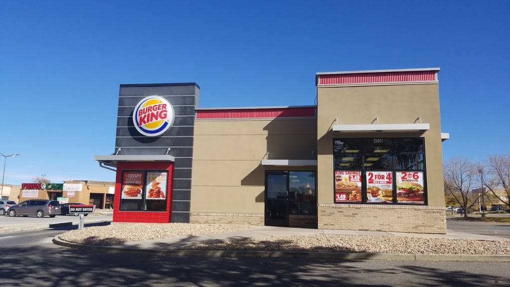 Burger King | restaurant | 4600 Peoria St, Denver, CO 80239, USA | 3033710150 OR +1 303-371-0150