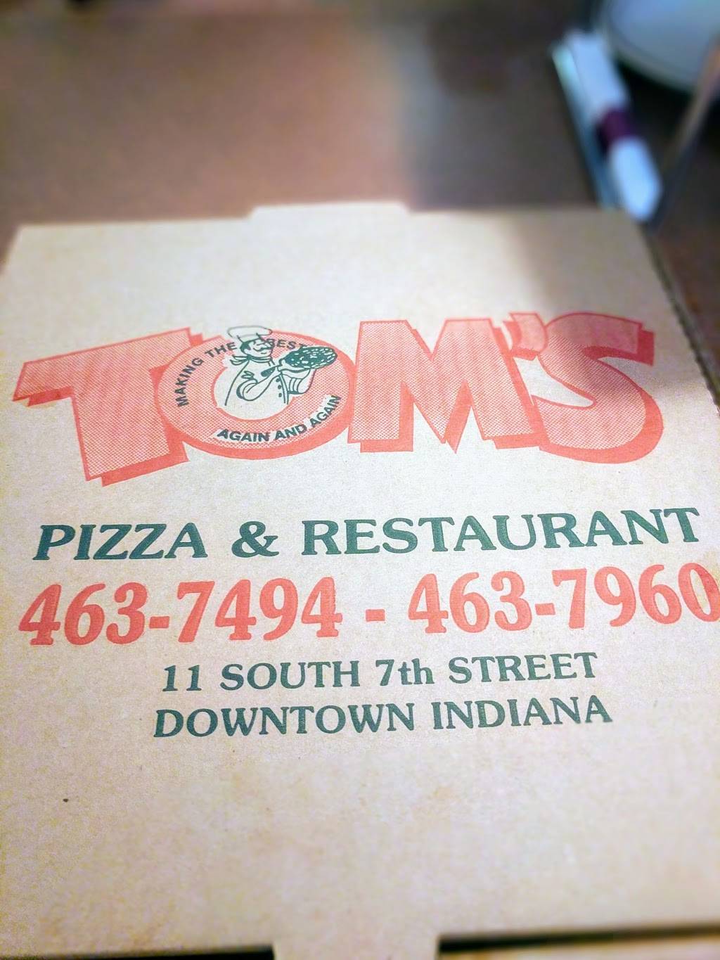 Toms Pizza Palace | restaurant | 11 S 7th St, Indiana, PA 15701, USA | 7244637960 OR +1 724-463-7960