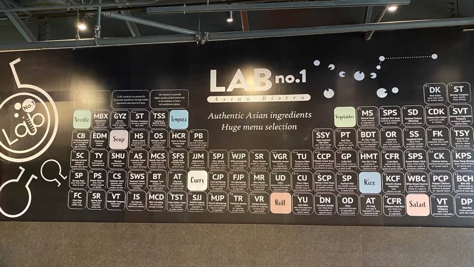 Lab No.1 Asian Bistro | restaurant | 14107 St Germain Dr, Centreville, VA 20121, USA | 7035432404 OR +1 703-543-2404