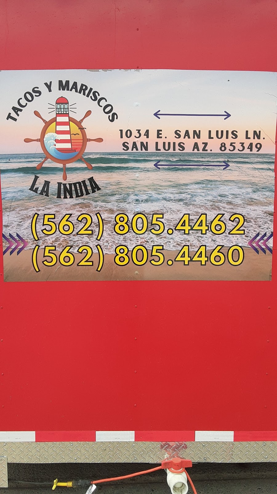 Tacos Y Mariscos La India | restaurant | 1645 Juan Sanchez Blvd, San Luis, AZ 85349, USA | 5628054462 OR +1 562-805-4462