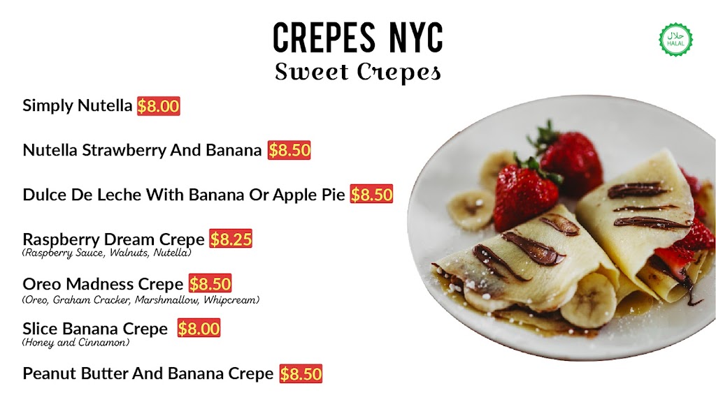 Crepes NYC | cafe | 200 Baychester Ave, Bronx, NY 10475, USA | 5182903075 OR +1 518-290-3075