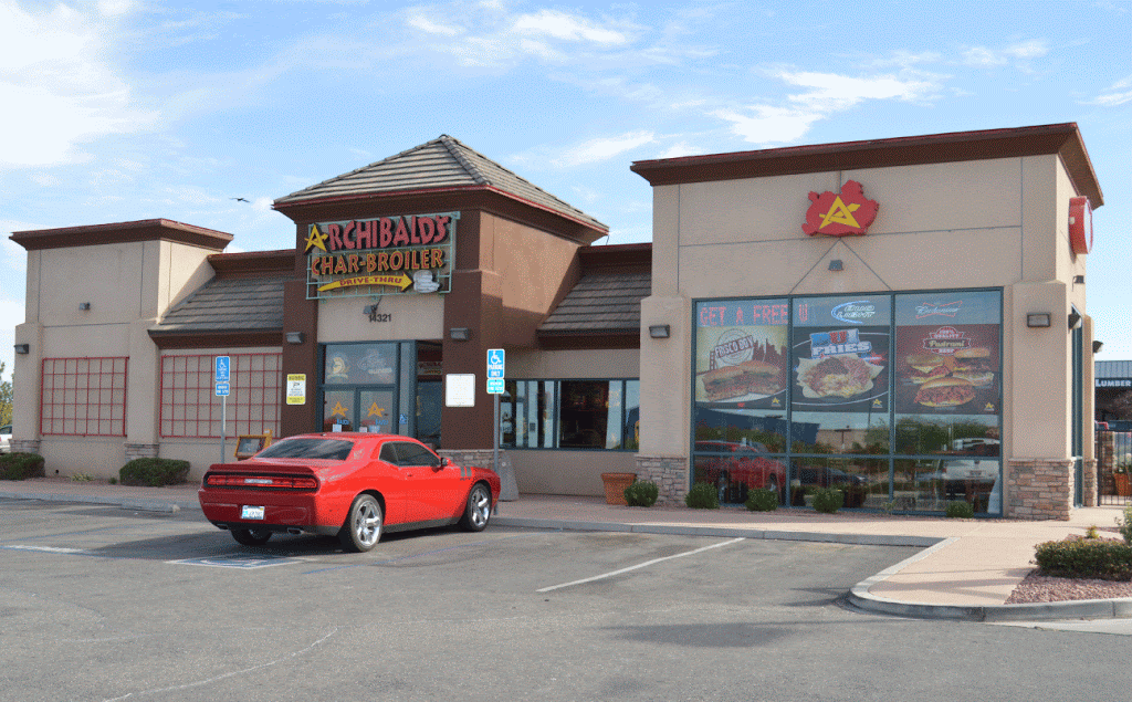 Archibalds Drive-Thru | restaurant | 14321 Bear Valley Rd, Victorville, CA 92392, USA | 7605528858 OR +1 760-552-8858
