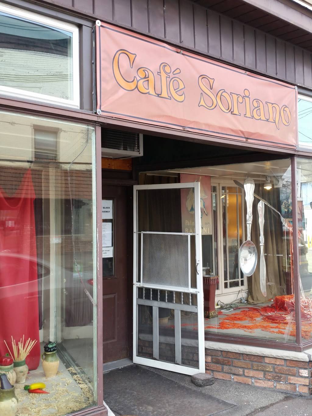Cafe Soriano | restaurant | 523 Main St, Peckville, PA 18452, USA | 5703835425 OR +1 570-383-5425