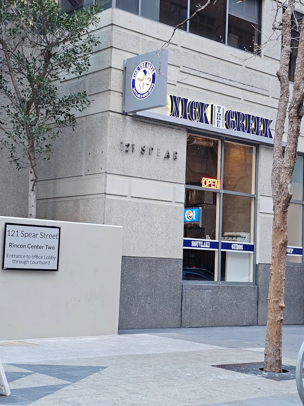 Nick The Greek | restaurant | 121 Spear St, San Francisco, CA 94105, USA | 4157570426 OR +1 415-757-0426