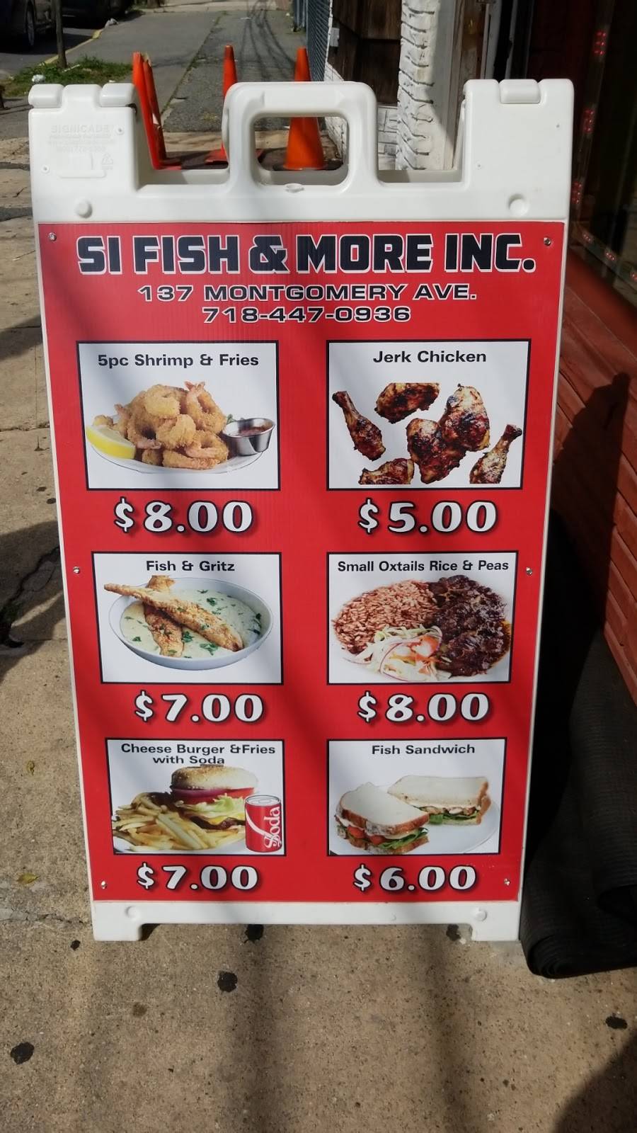 Fish & More | restaurant | 137 Montgomery Ave, Staten Island, NY 10301, USA | 7184470936 OR +1 718-447-0936