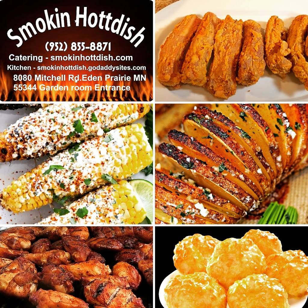 Smokin Hottdish | restaurant | 8080 Mitchell Rd, Eden Prairie, MN 55344, USA | 9528558871 OR +1 952-855-8871