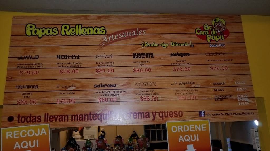 SR. CARA DE PAPA | restaurant | Paseo Playas de Tijuana 1287, Playas, Jardines Playas de Tijuana, 22506 Tijuana, B.C., Mexico | 016646806006 OR +52 664 680 6006