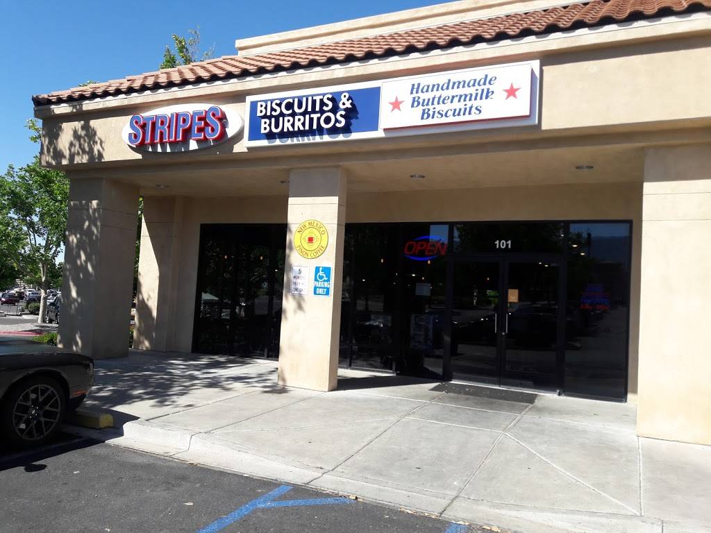 Stripes Biscuits & Burritos | restaurant | 8050 Academy Rd NE #101, Albuquerque, NM 87111, USA | 5058355214 OR +1 505-835-5214