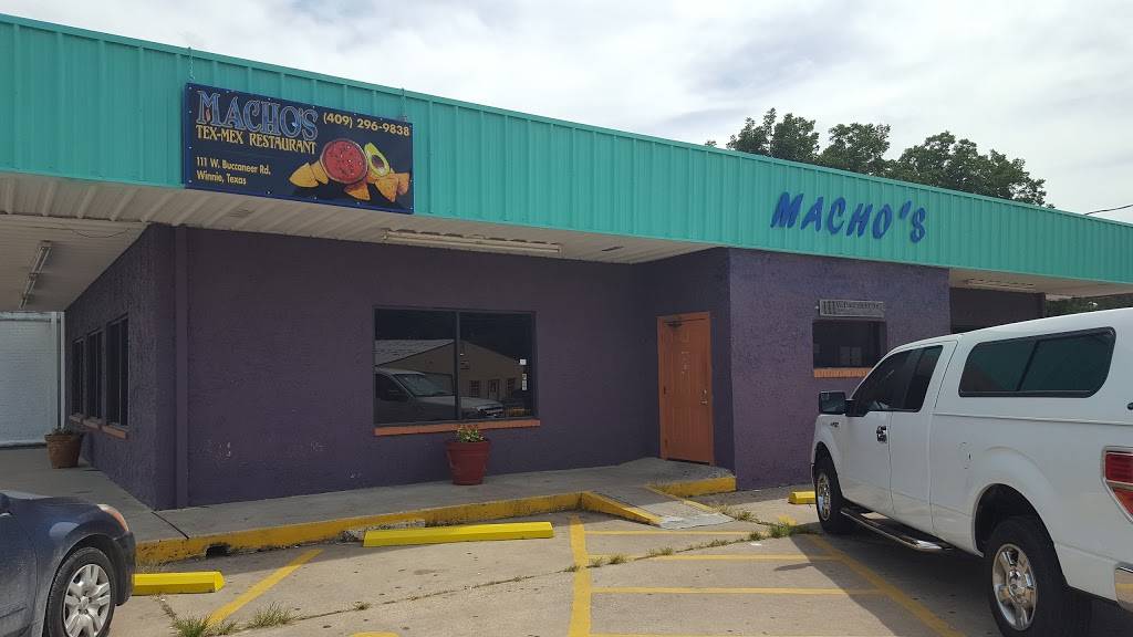 Machos Mexican Restaurant | restaurant | 1-11 Buccaneer Dr, Winnie, TX 77665, USA | 4092969838 OR +1 409-296-9838
