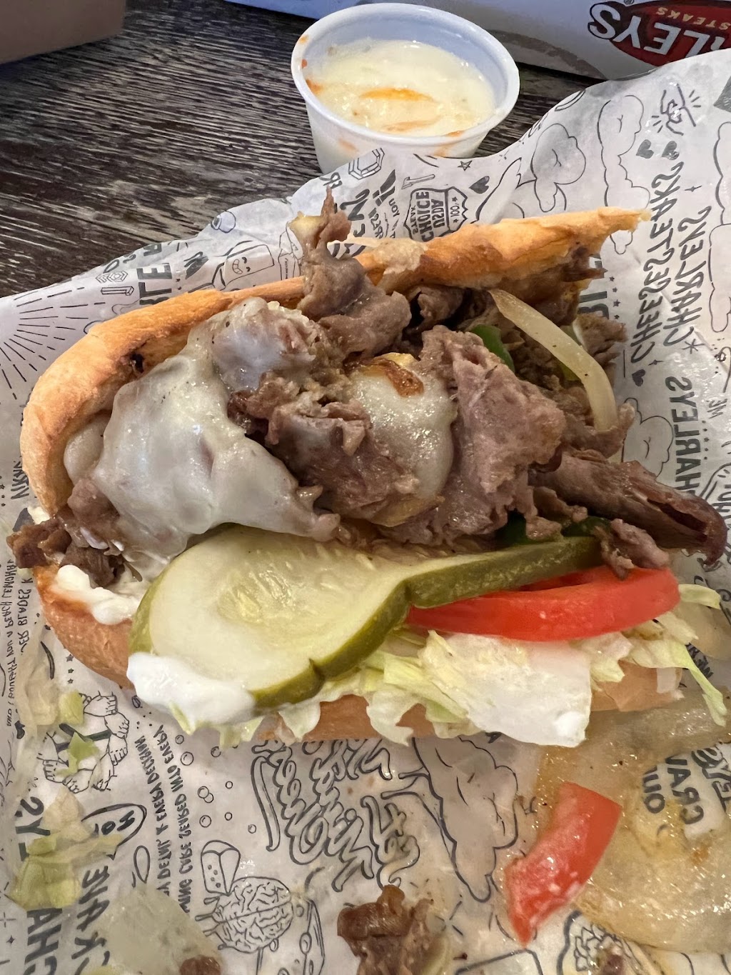 Charleys Cheesesteaks | restaurant | 5506 Cherrywood Ln Unit F, Greenbelt, MD 20770, USA | 2402979363 OR +1 240-297-9363