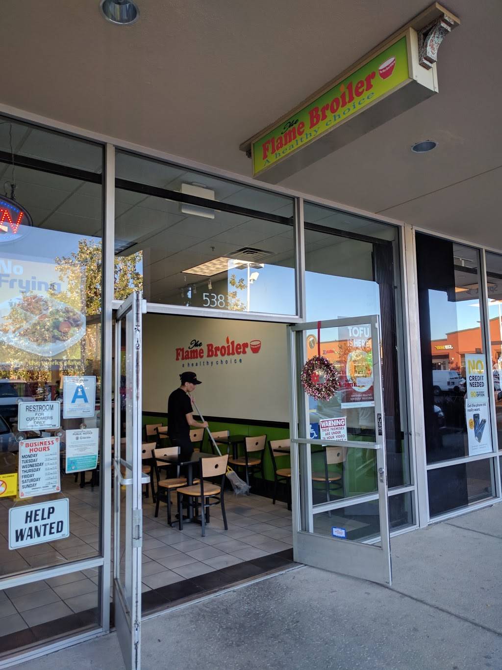 The Flame Broiler | restaurant | 5383 W Centinela Ave, Los Angeles, CA 90045, USA | 3103381072 OR +1 310-338-1072