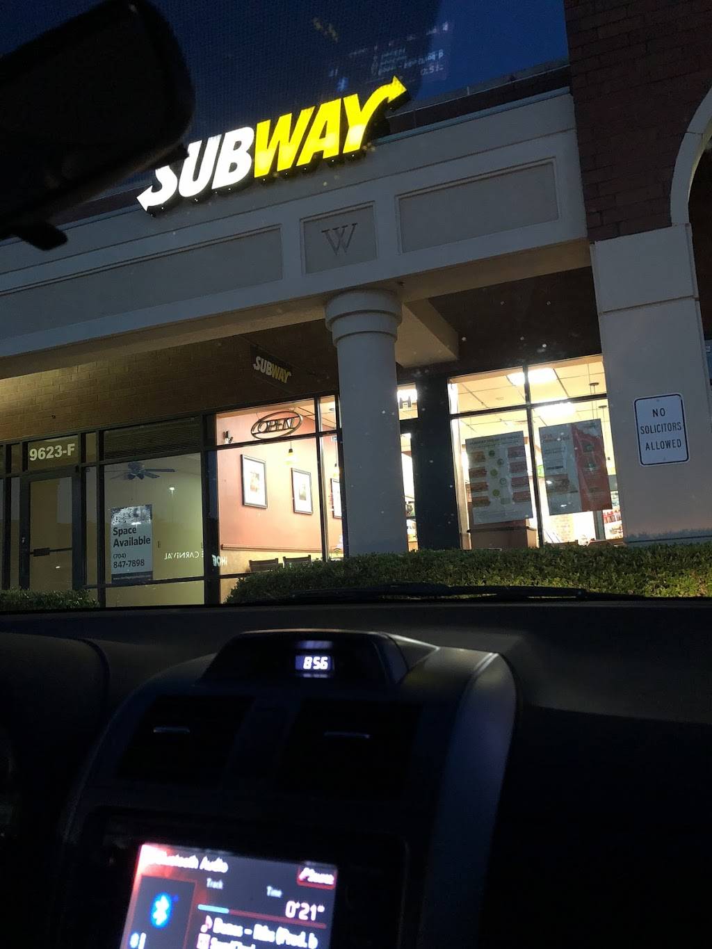 Subway | restaurant | 9623-H E Independence Blvd, Matthews, NC 28105, USA | 7048474424 OR +1 704-847-4424