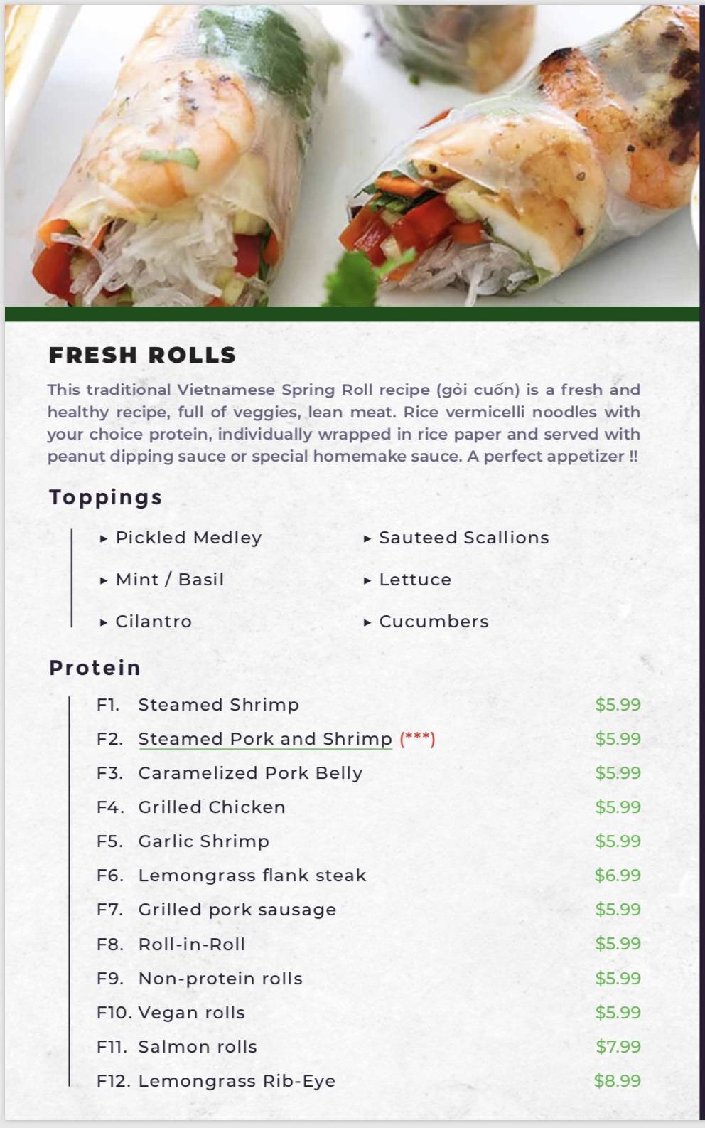 Hello Vietnam Pho&Roll | restaurant | 25245 N Lake Pleasant Pkwy #1100, Peoria, AZ 85383, USA | 4806875244 OR +1 480-687-5244