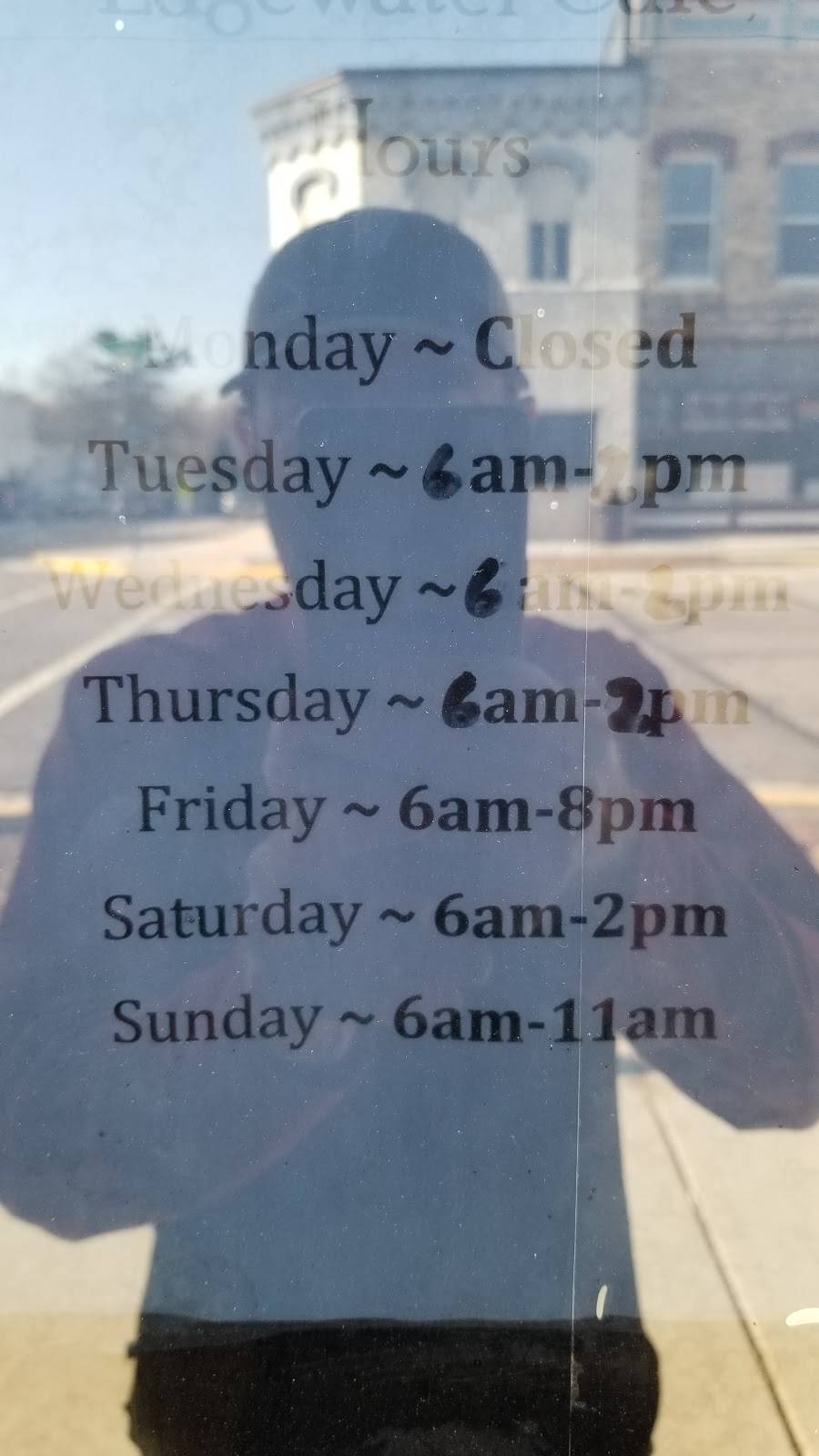 Edgewater Cafe | restaurant | 101 N Water St, Albany, WI 53502, USA | 6088623396 OR +1 608-862-3396