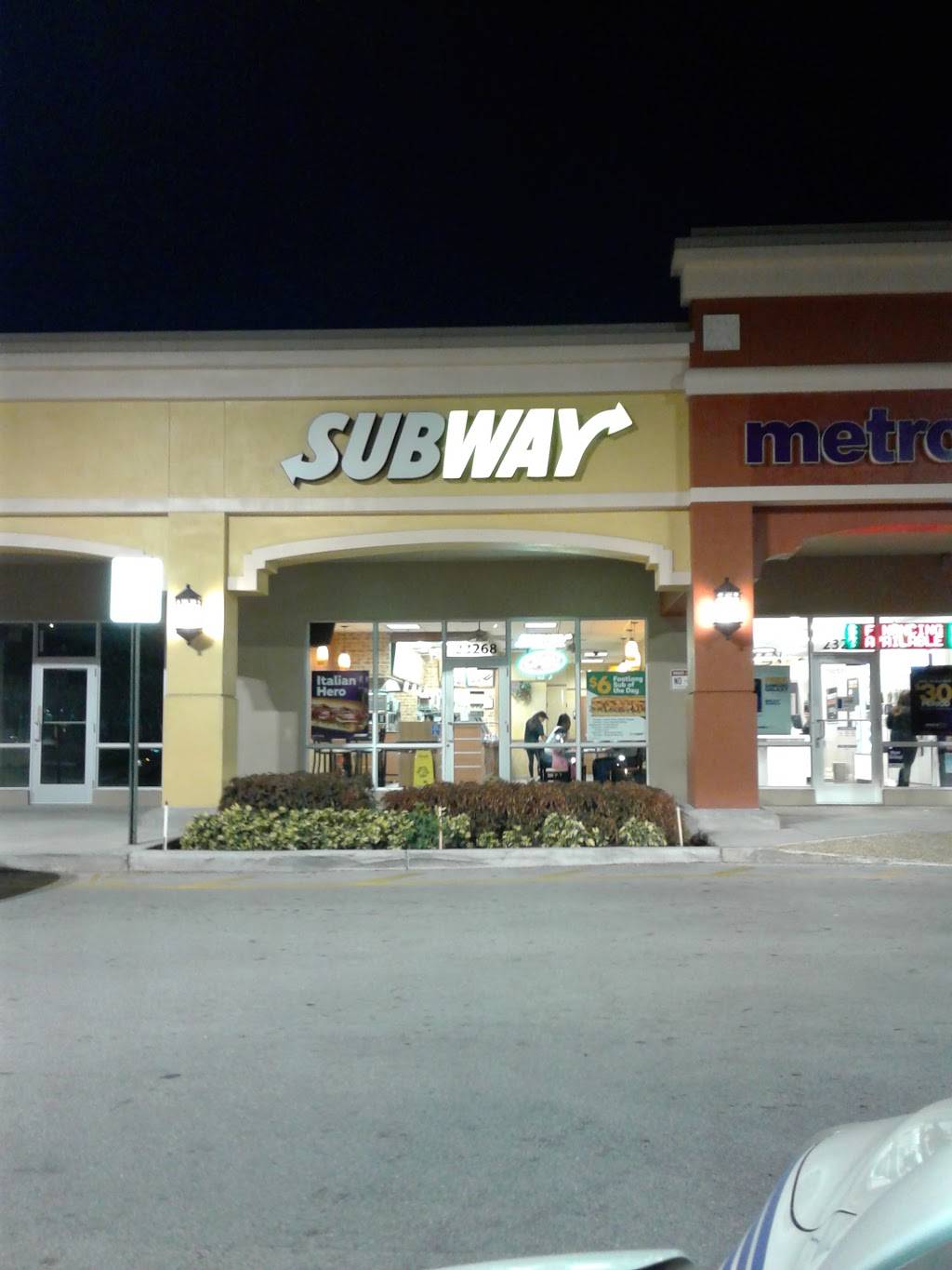 Subway | restaurant | 23268 SW 112th Ave, Homestead, FL 33032, USA | 3052575734 OR +1 305-257-5734