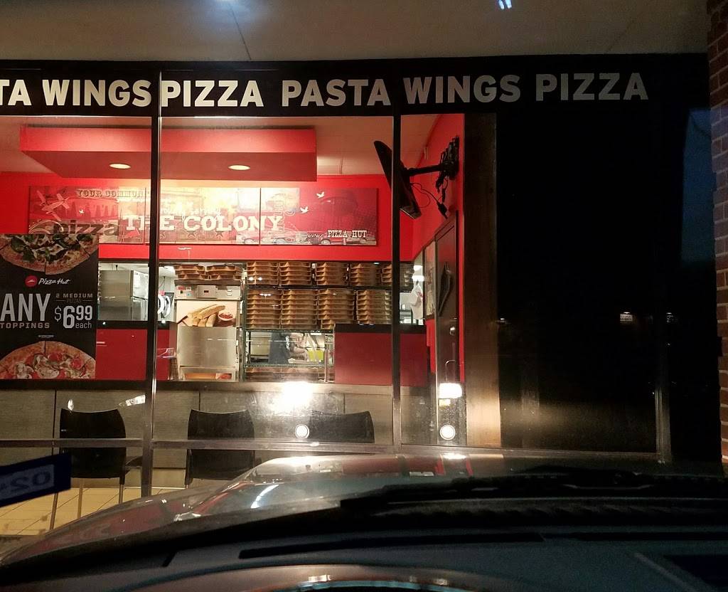 Pizza Hut | restaurant | 4750 S Colony Blvd #104, The Colony, TX 75056, USA | 9723701010 OR +1 972-370-1010