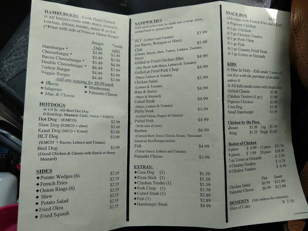 Gibsons Restaurant | restaurant | Norway, SC 29113, USA | 8032632226 OR +1 803-263-2226