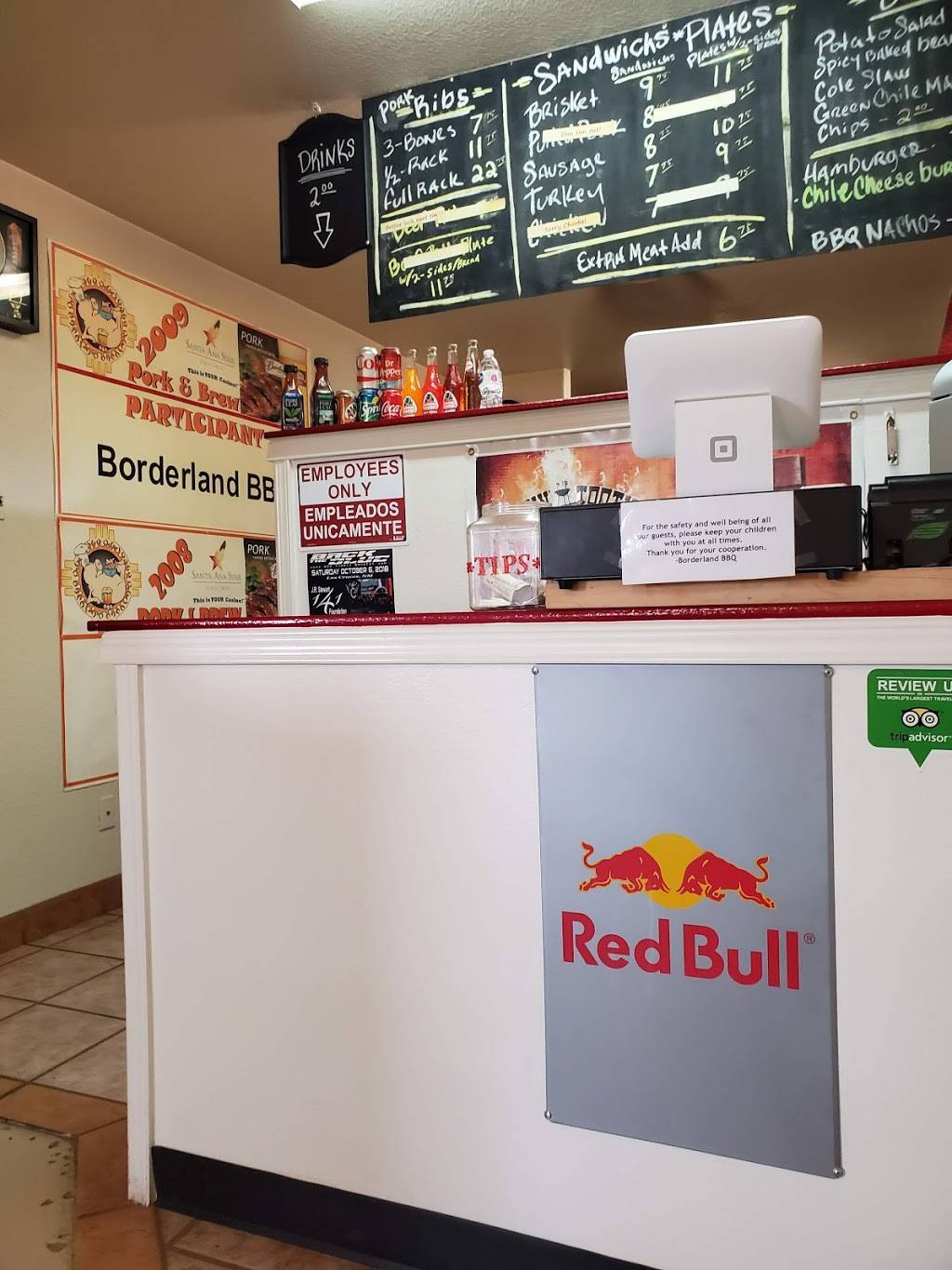 BORDERLAND BBQ LLC | restaurant | 800 Renteria St, Las Cruces, NM 88001, USA | 5758004598 OR +1 575-800-4598