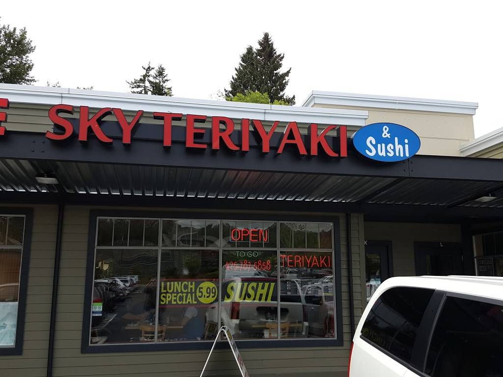 Sky Teriyaki | restaurant | 800 164th St SE K, Mill Creek, WA 98012, USA | 4257875858 OR +1 425-787-5858