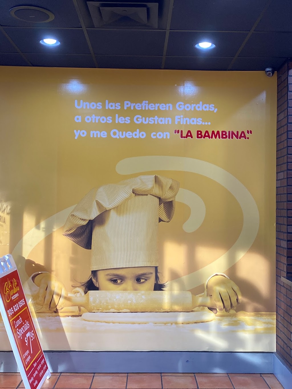 La Bambina Pizza | restaurant | 2360 W 68th St Ste 130, Hialeah, FL 33016, USA | 3058280505 OR +1 305-828-0505