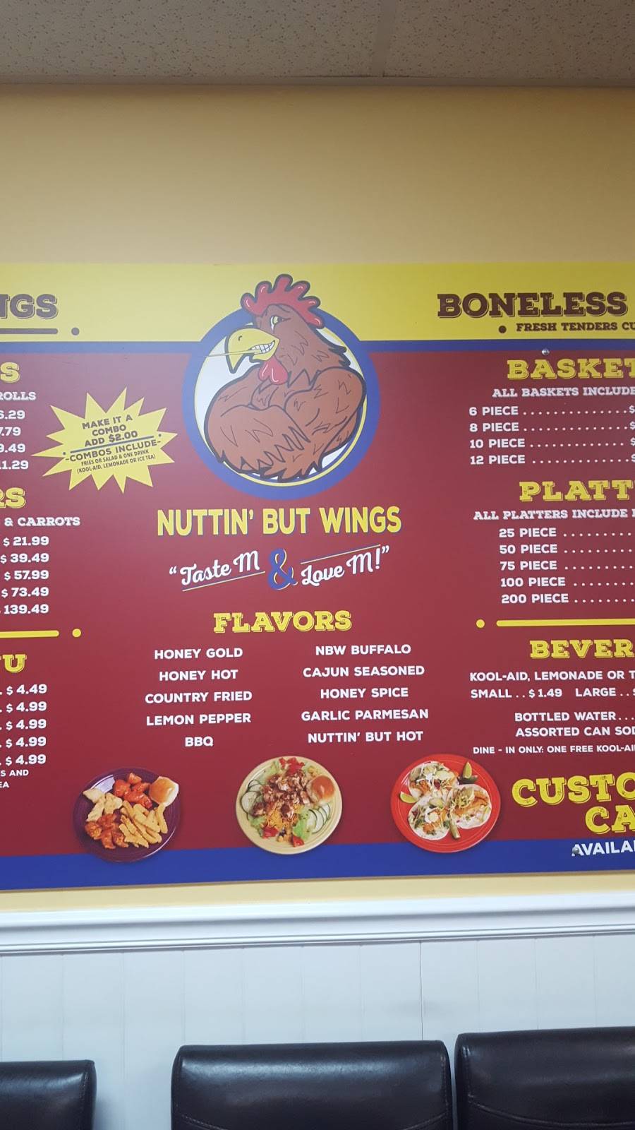 Nuttin But Wings | restaurant | 2201 Fort Campbell Blvd #100, Clarksville, TN 37040, USA | 9315030357 OR +1 931-503-0357