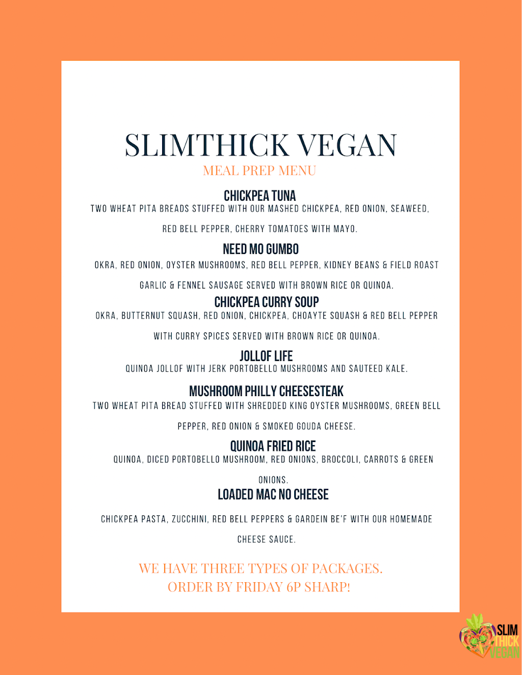SlimThick Vegan | restaurant | 3300 Marjan Dr, Doraville, GA 30340, USA | 4704854053 OR +1 470-485-4053