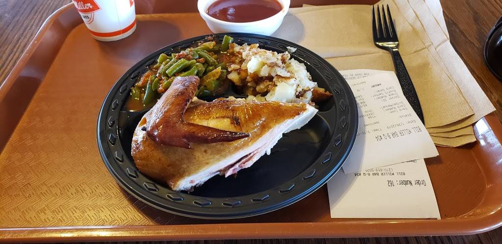 Bill Miller Bar-B-Q | restaurant | 17600 N Interstate 35 Frontage Rd, Schertz, TX 78154, USA | 2106595514 OR +1 210-659-5514