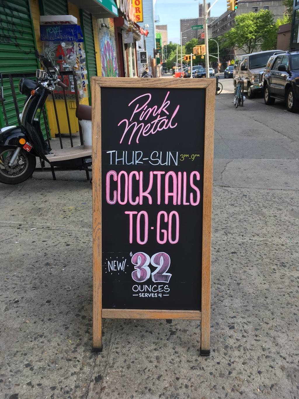 Pink Metal | restaurant | 253 Bushwick Ave, Brooklyn, NY 11206, USA | 3477991236 OR +1 347-799-1236