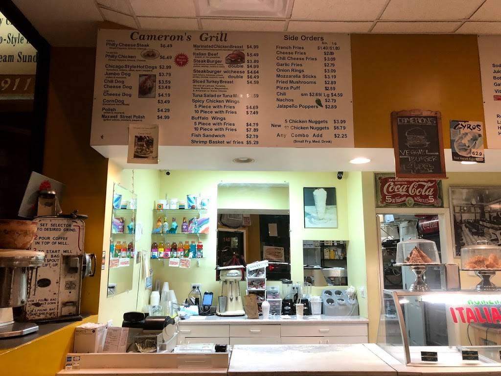 Camerons Ice Cream & Grill | restaurant | 1401 W Diversey Pkwy, Chicago, IL 60614, USA | 7738809119 OR +1 773-880-9119