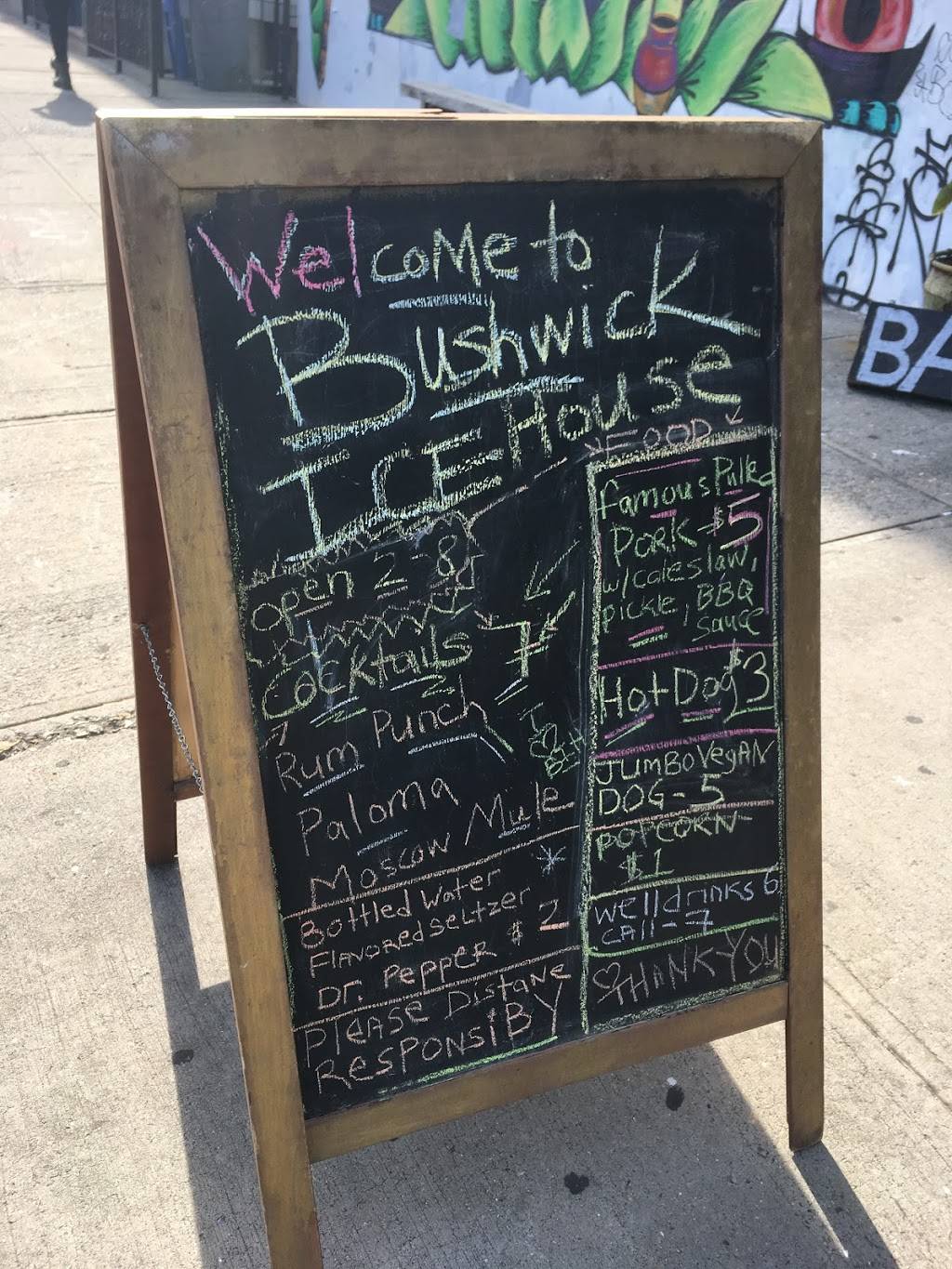 Bushwick Ice House | restaurant | 35 Ingraham St, Brooklyn, NY 11206, USA | 9293376503 OR +1 929-337-6503