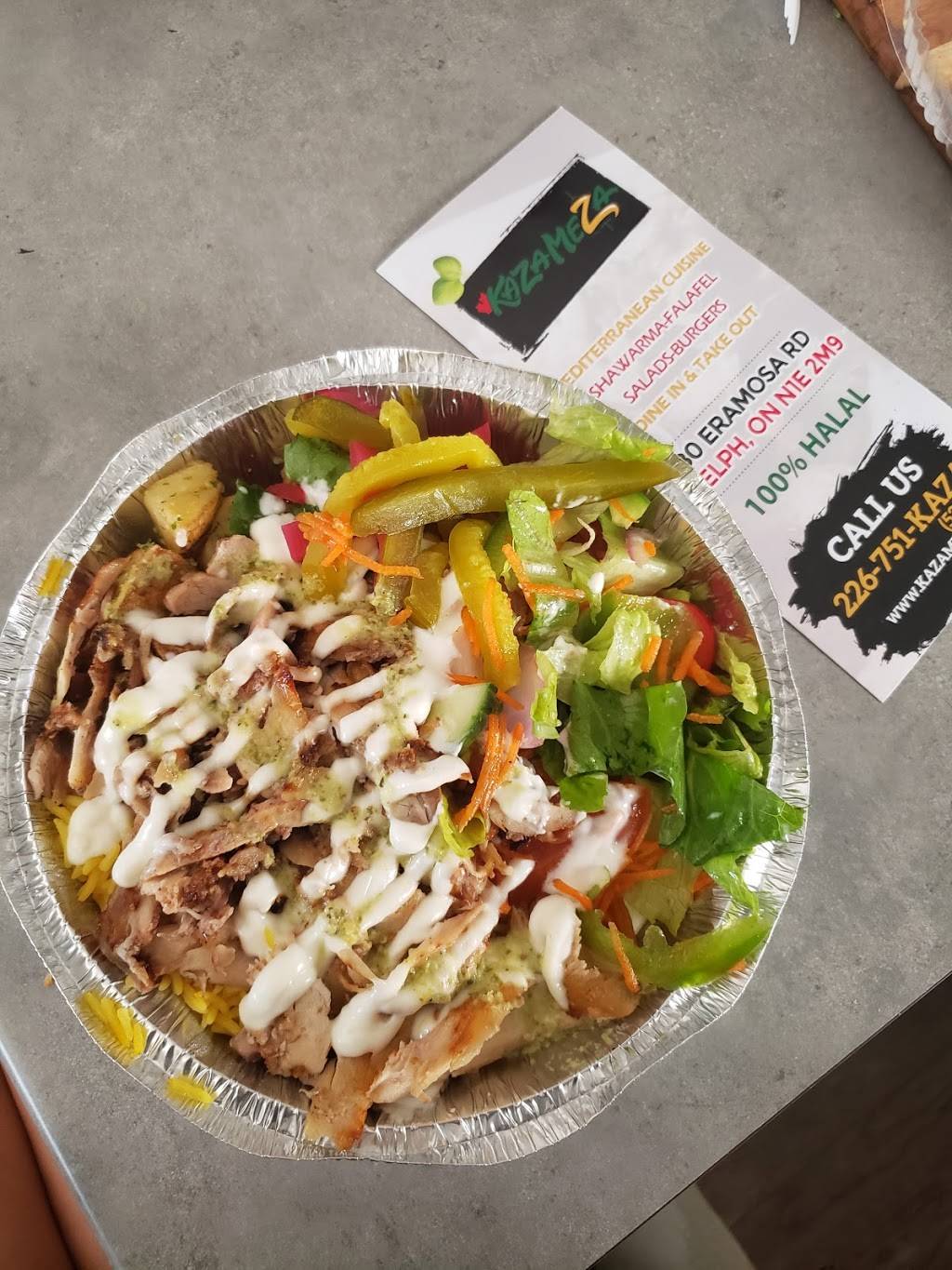 KazaMeza | restaurant | 380 Eramosa Rd, Guelph, ON N1E 2M9, Canada | 2267515292 OR +1 226-751-5292